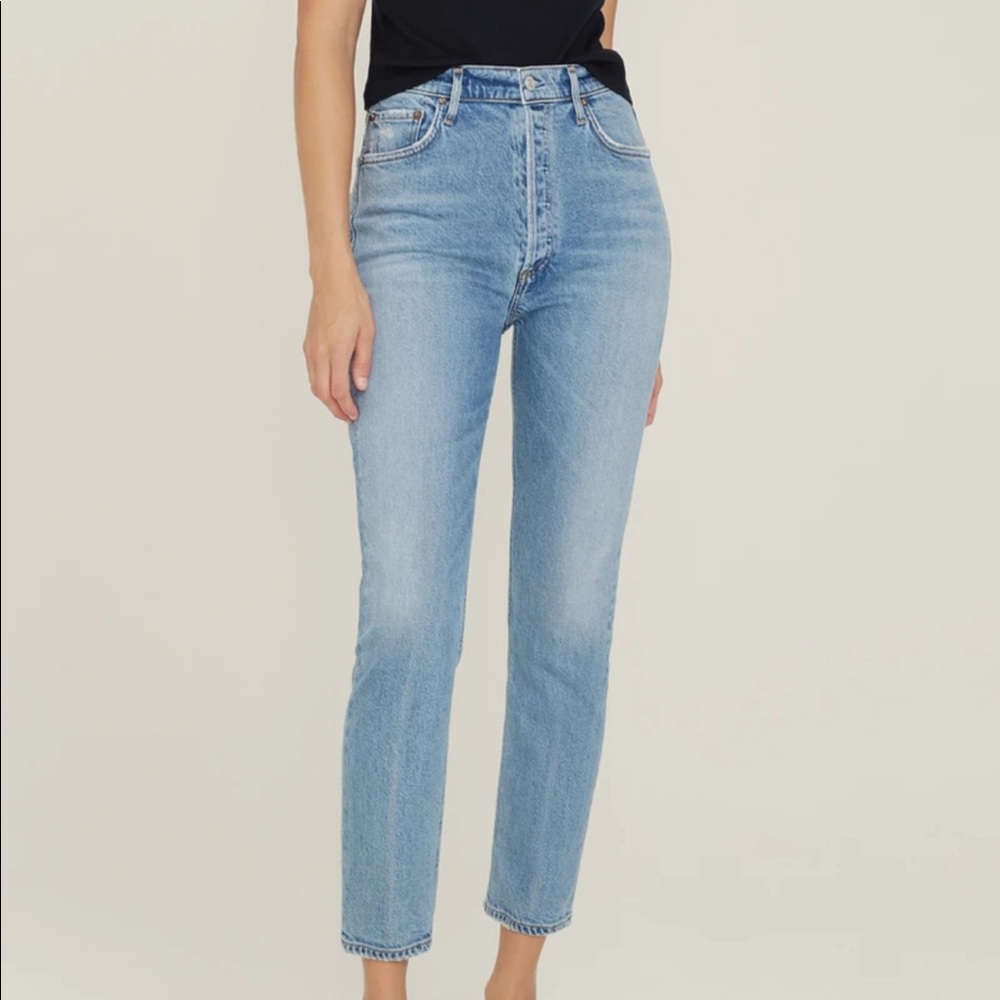 AGOLDE nico high rise slim fit